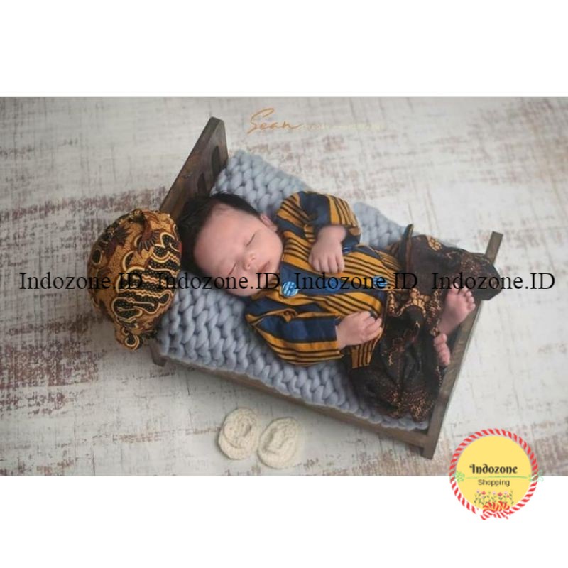 BESKAP ANAK BAYI LURIK UNGU/ FOTO BAYI NEWBORN