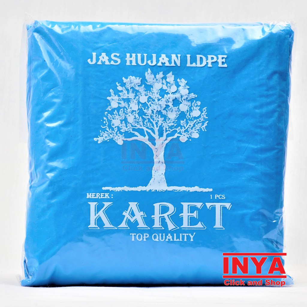 JAS HUJAN MERK KARET TOP QUALITY LDPE - RAINCOAT