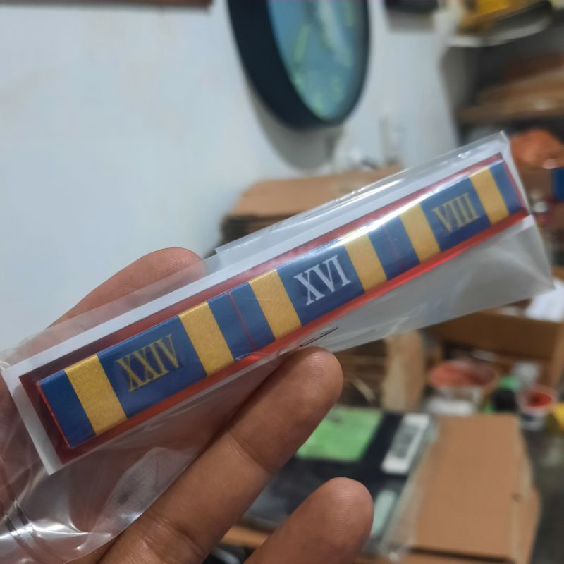 [NARARYA ID] Satya Lencana Pita Tanda Jasa PDH Polisi POLRI Pengabdian XXIV XVI VIII 24 16 8 Tahun