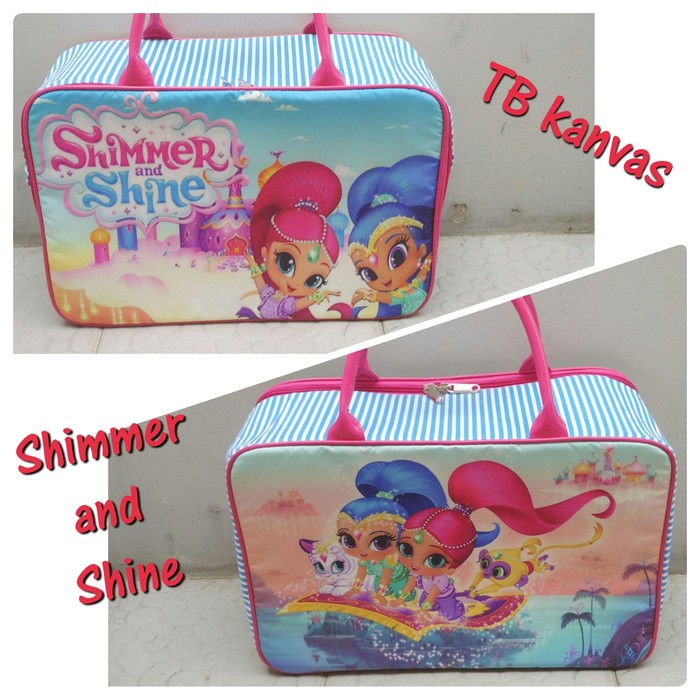 TT1104 travel bag tas travel koper kanvas renang kotak shimmer and shine