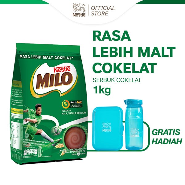 

c011cc Milo Activ-Go Susu Coklat Pouch 1Kg Gratis Hadiah Xa201As