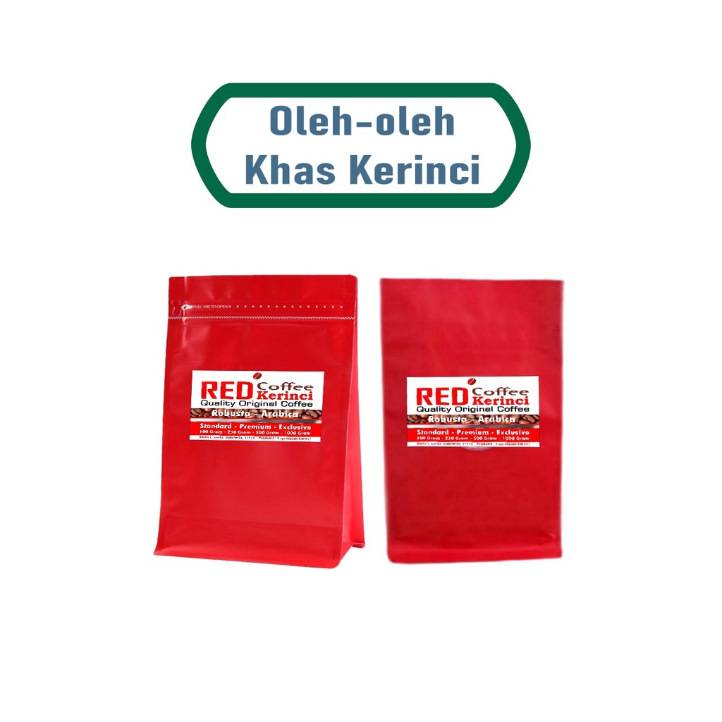 

Red Coffee - Kopi Arabika Roast Bean Organik 500 Gram - 100 % Murni - Kerinci Regency - Jambi