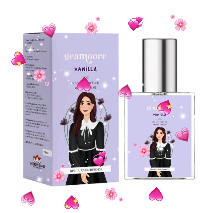 GEAMOORE INSPIRED PARFUME  30 Ml SPRAY ORIGINAL KEMASAN BARU