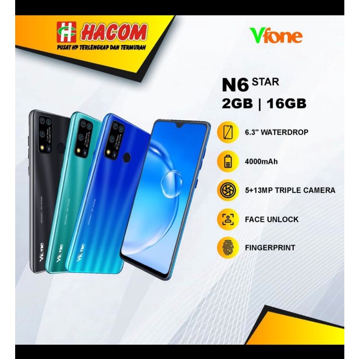 HP VFONE N6 STAR RAM 2GB ROM 16GB