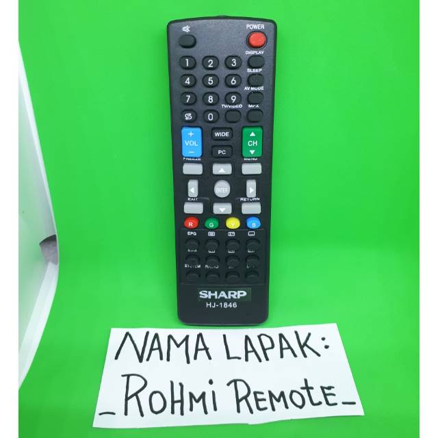 REMOTE REMOT TV SHARP LED LCD TABUNG SLIM FLAT