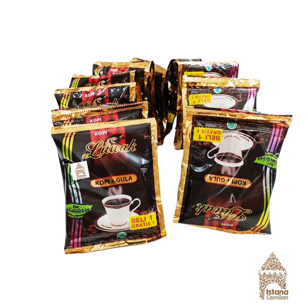 Luwak 2in1 Kopi + Gula 25 Gram (Isi 10 + 10 pcs)