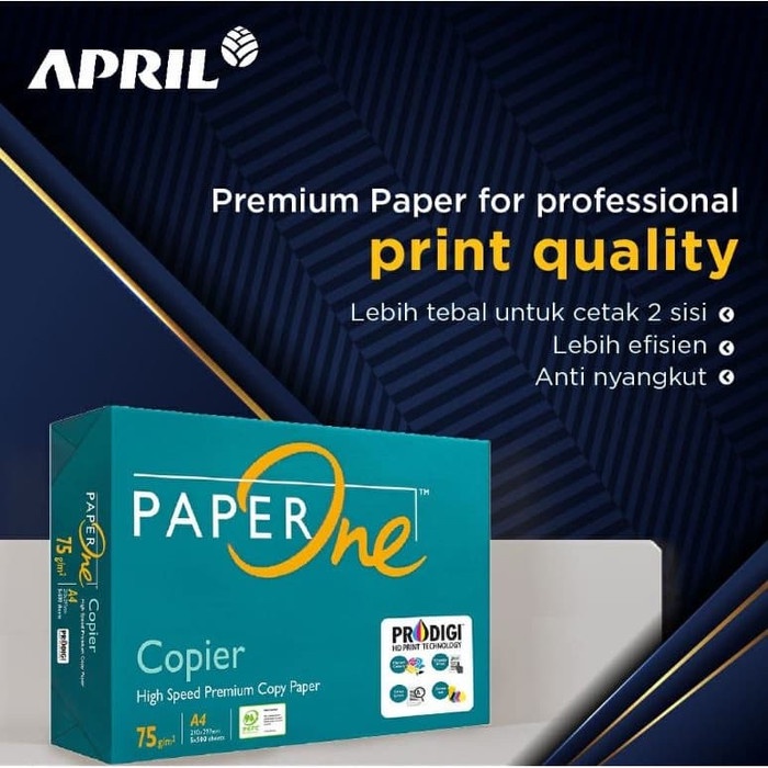 

kertas- kertas fotokopi a4 copier paperone 75 gsm gr gram rim - copier pink 75 -kertas.