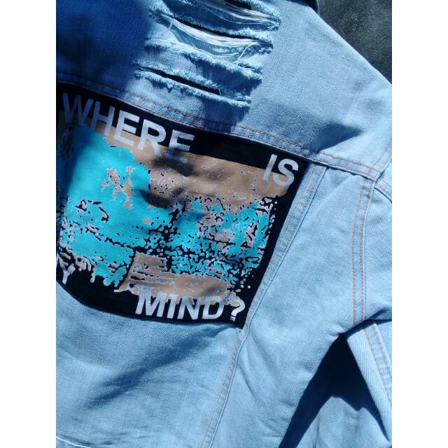 Jeans jacket where is my mind ( used by jin bts)