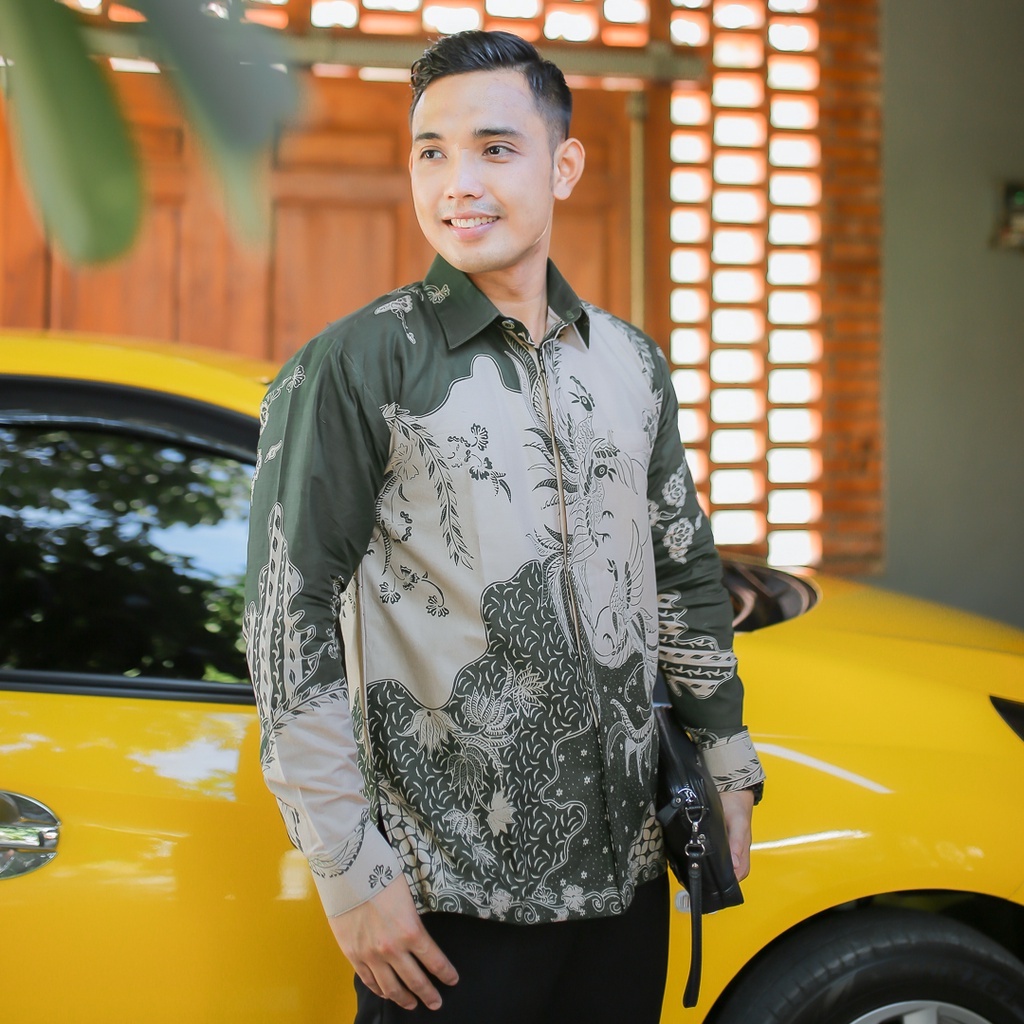 Baju Batik Pria Dewasa Lapis Furing Premium Baju Batik Pria Motif Terbaru Kekinian Kemeja Batik Pria