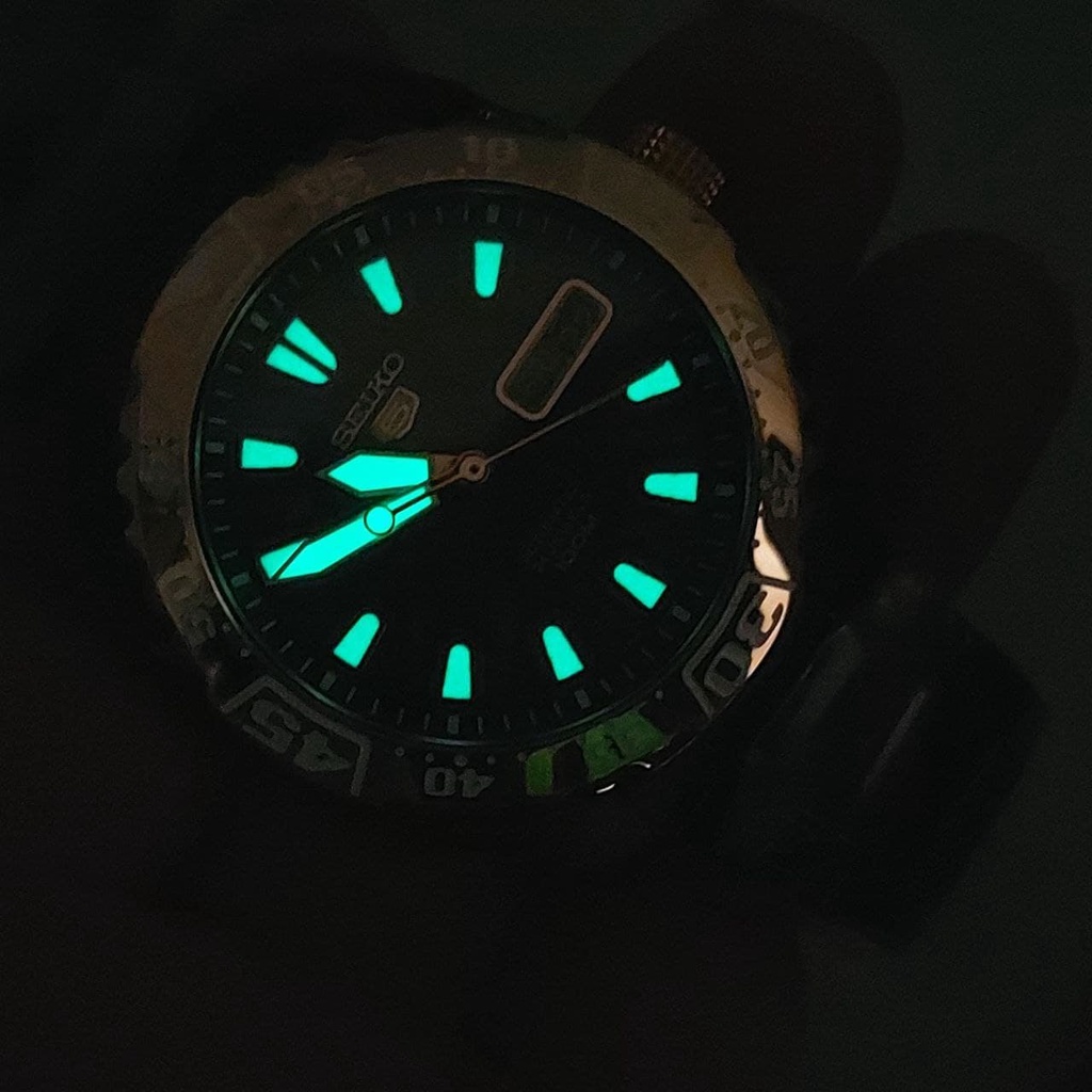 Seiko 5 Sports SRP172K1 Black Gold - Jam Tangan Pria SRP172
