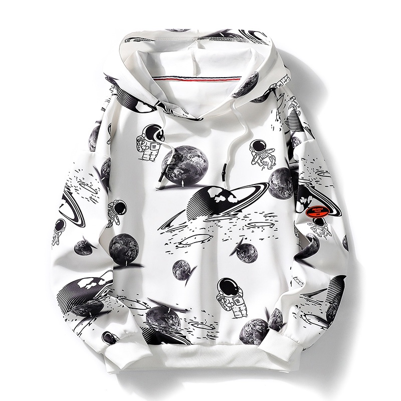 Hoodie Pria Sweater Kaos Hoodies Lengan Panjang Bahan Polyester