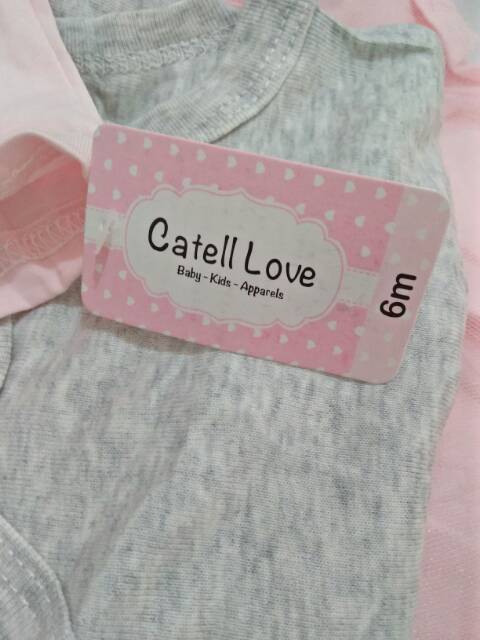 set 3in1 catell love/ baju bayi import/ set jaket bayi/ set jumper bayi