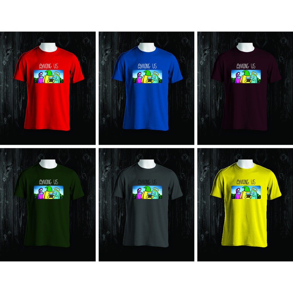 KAOS AMONG US 3 KARAKER GAME BAJU TSHIRT COMBED 30S GAME