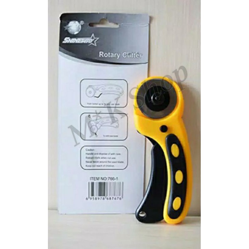 Pemotong kain tebal/ Rotary cutter/cutter bulat. Uk.45 mm