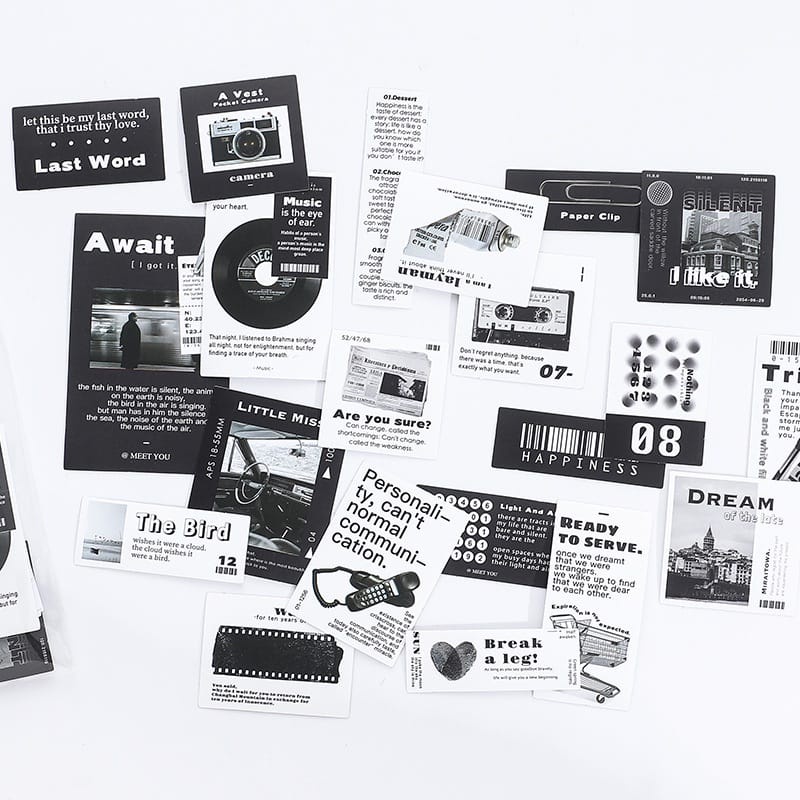 

Sticker Aesthetic Retro 20pcs