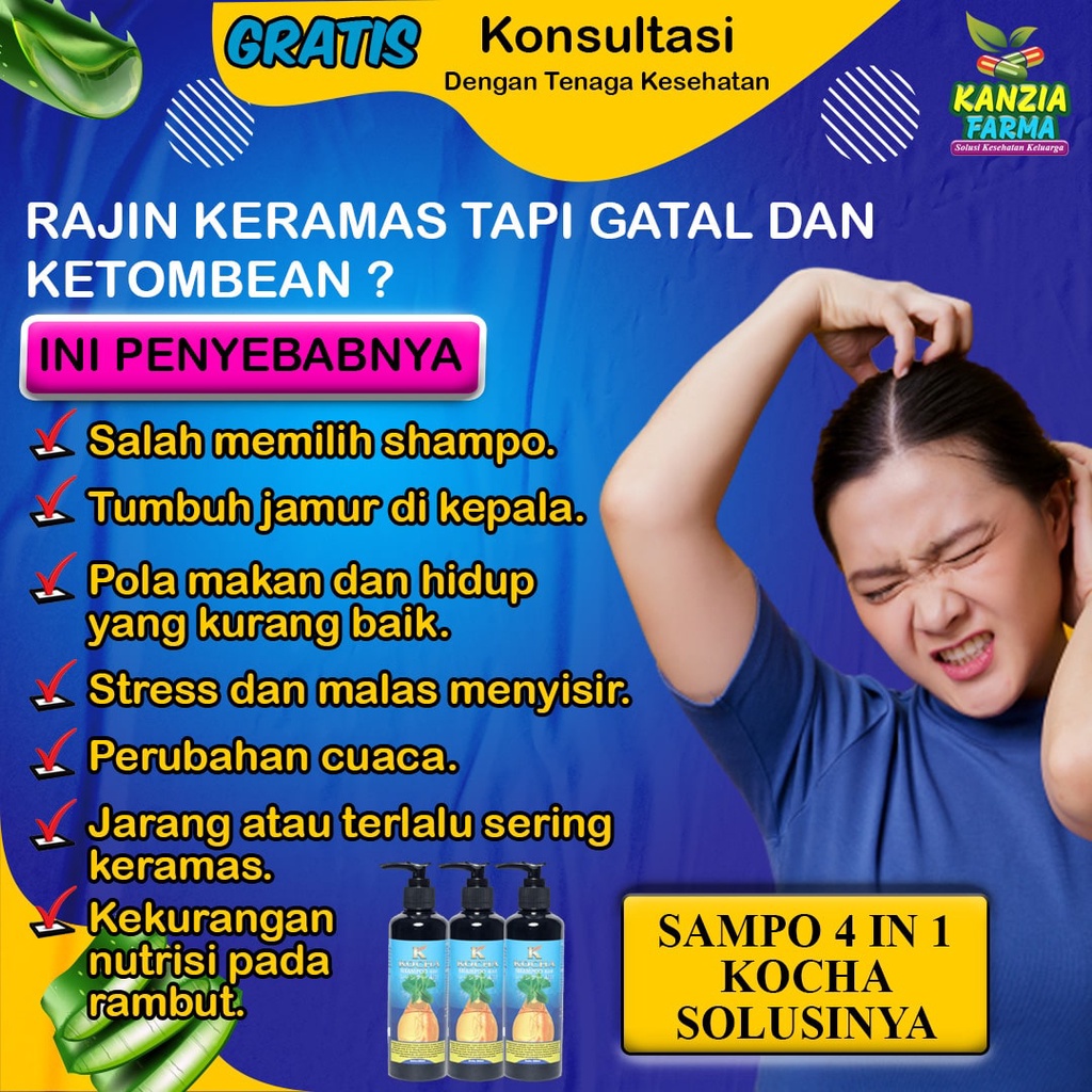 Hair Fall Treatment Obat Penghilang Jamur Kulit Kepala Shampo Sampo Sampho Shampoo Perawatan Penyubur Konditioner Condisioner Kondisioner Conditioner Pelembab Pelembut Rambut Anti Ketombe Dandruff Berkerak Gatal Rontok Rusak Kering Parah Anak Pria Wanita-2