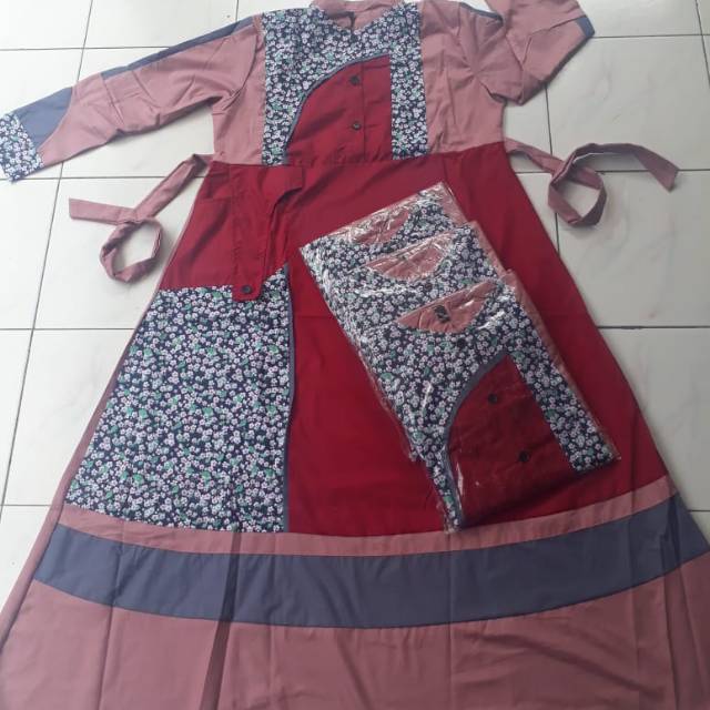 gamis katun fizi