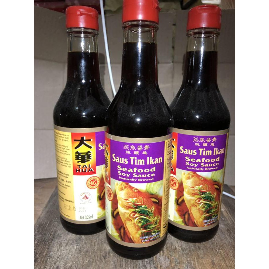 

TAI HUA SEAFOOD SOY SAUCE / SAUS TIM IKAN 305ML