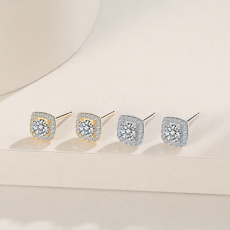 Anting Silver Perak S925 Wanita Fashion Murah AAS034 motif elegant sangat cocok untuk pesta hadiah