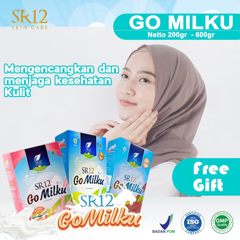 

Go milku Sr12 Mengencangkan kulit Menjaga kesehatan kulit Susu kambing etawa Susu premium Bpom