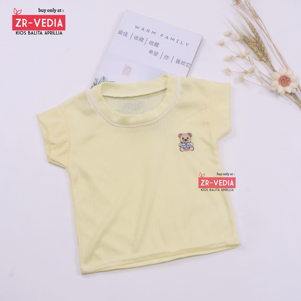 (ISI 3 PC) Set Kaos Oblong Bayi 0-6 Bulan / SNI Pakaian Tidur Atasan Baju Baby Perempuan Laki Kado Bayi