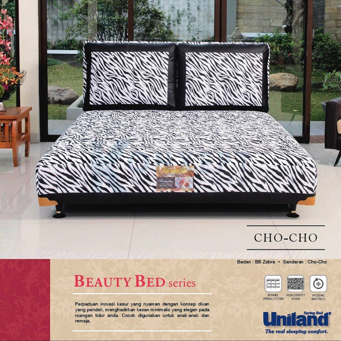 Fachriagro- Uniland Beautybed Zebra-180X200 Springbed (Kasur)