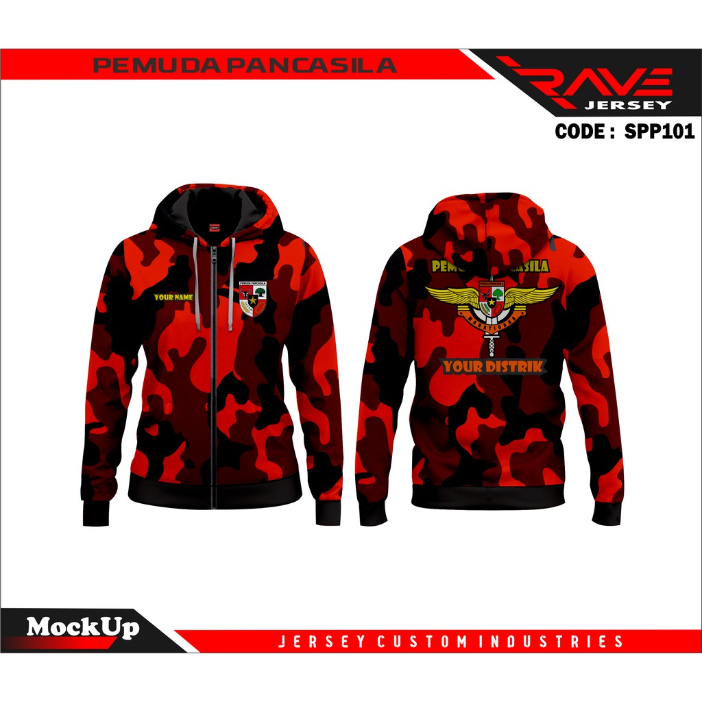 Jual JAKET PEMUDA PANCASILA/ JAKET PP PRINTING CUSTOM (SPP) | Shopee ...