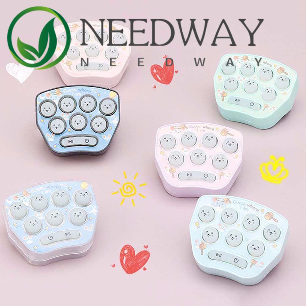 Needway  New Memory Training Game Mini Early Educational Toys Hit Gophers Portable Creative Puzzle Children' Day Gift Funny Game Console Novelty Toys