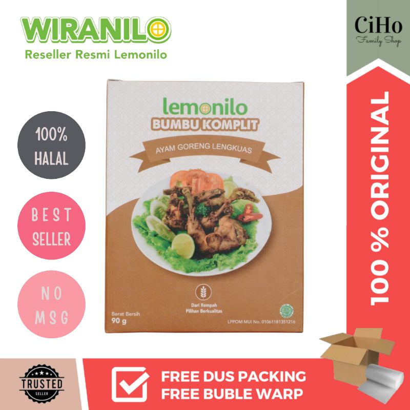 FOODS BUMBU MASAKAN LEMONILO BUMBU KOMPLIT AYAM GORENG LENGKUAS 90GR