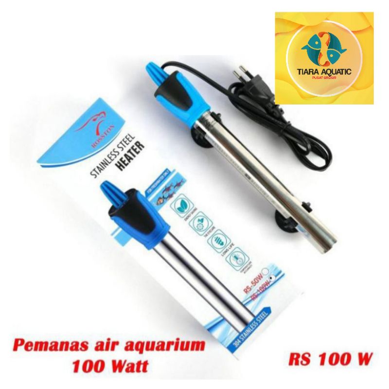 heater stenlis penghangat suhu air aquarium