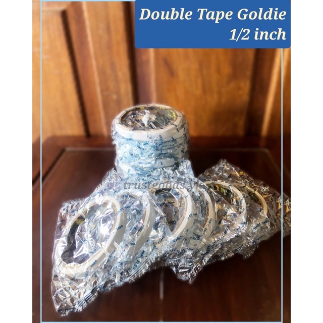 

Double Tape/Isolasi Bolak Balik 12mm (1/2 inch) x 7 meter