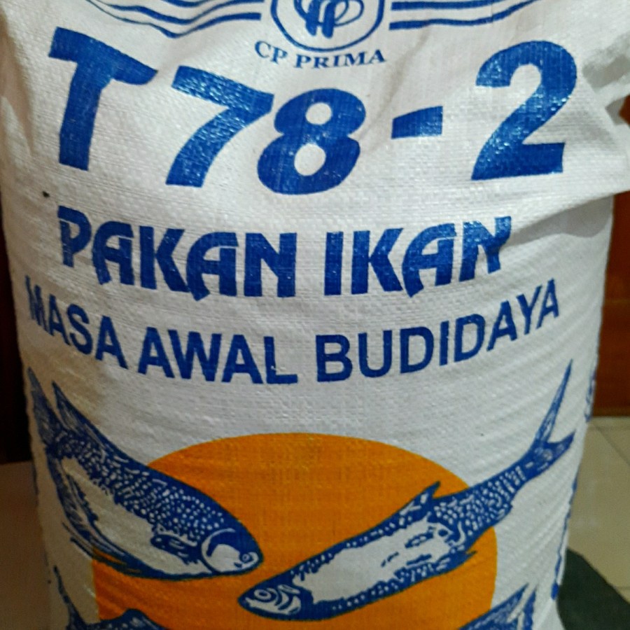 T78-2 T782 30kg Pakan Makanan Pellet Benih Bibit Ikan Lele Gurame Nila