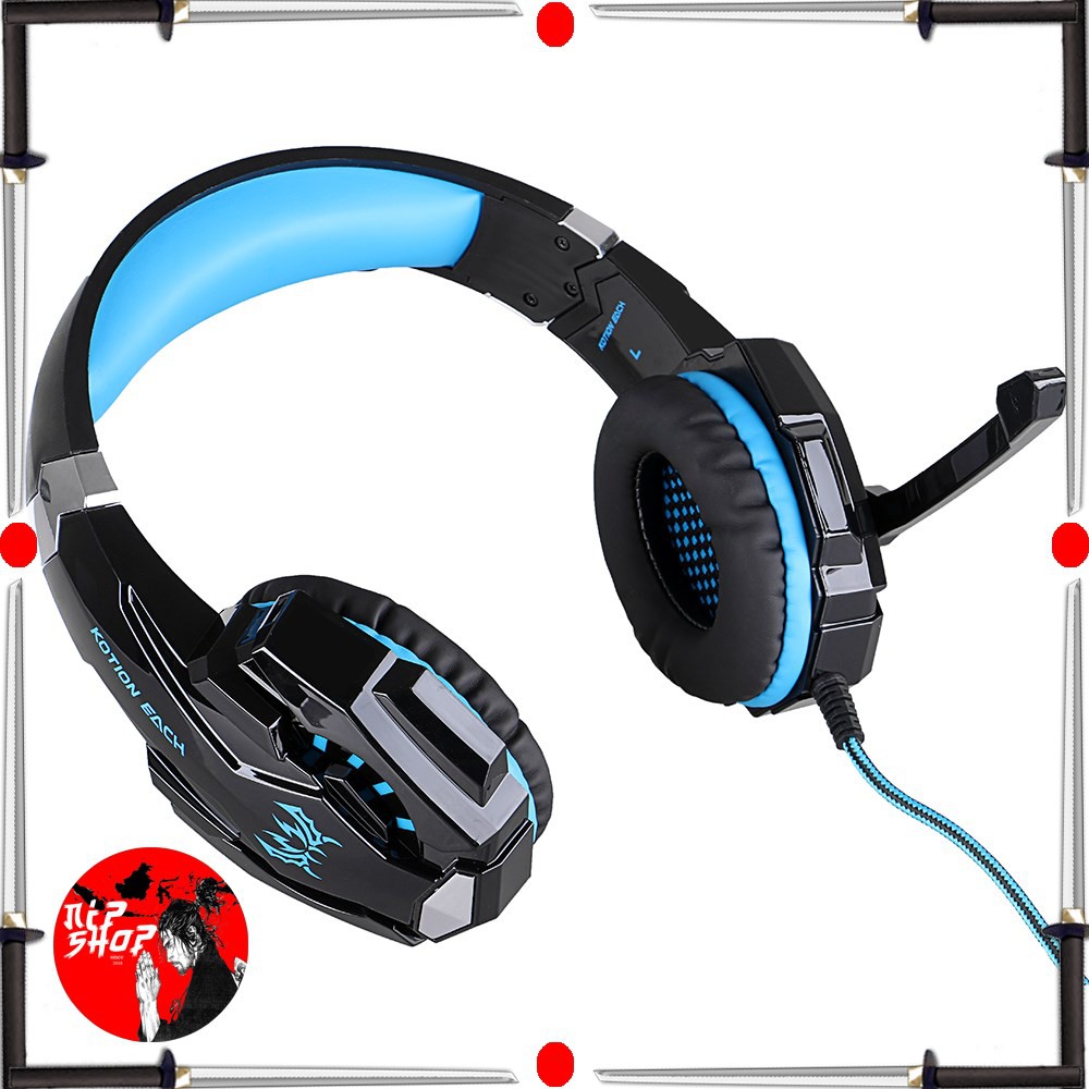 Kotion Each G9000 Gaming Headset Twisted with LED Light