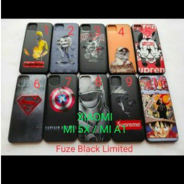 XIAOMI MI 5X / MI A1 softcase gambar dan polos warna silikon / karet MANTUL MURAH