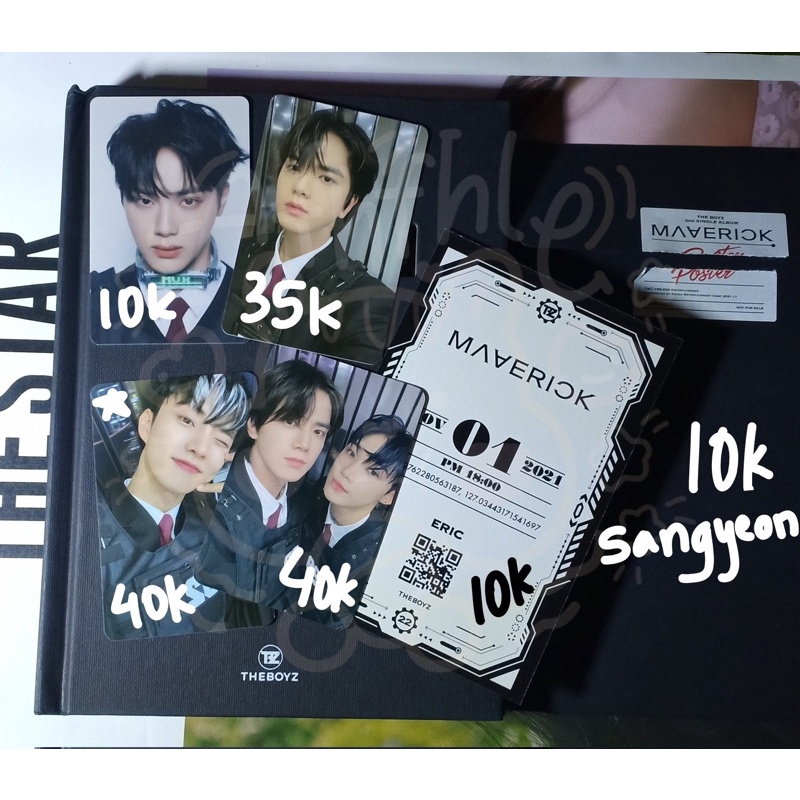 THE BOYZ MAVERICK ALBUM PHOTOCARD DOOM