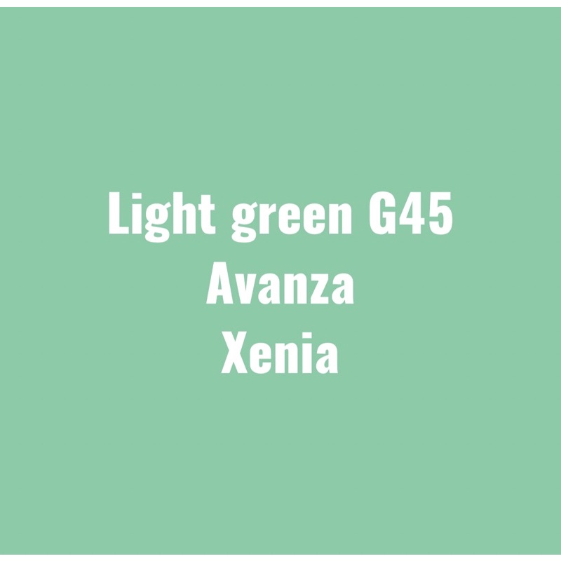Cat Lime Green G45 Avanza dan Xenia