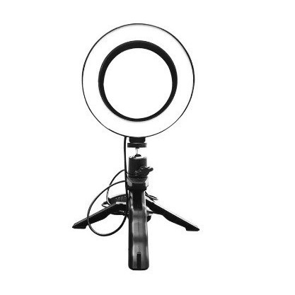 Ring Light 16 CM Tripod Mini Lipat H388S Live Streamer Selfie Make Up