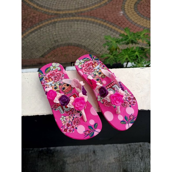 Sale sandal jepit anak karakter lol