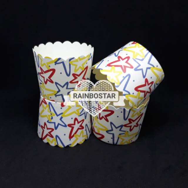 25 pc Papercup untuk Cupcake / Muffin bahan karton tebal