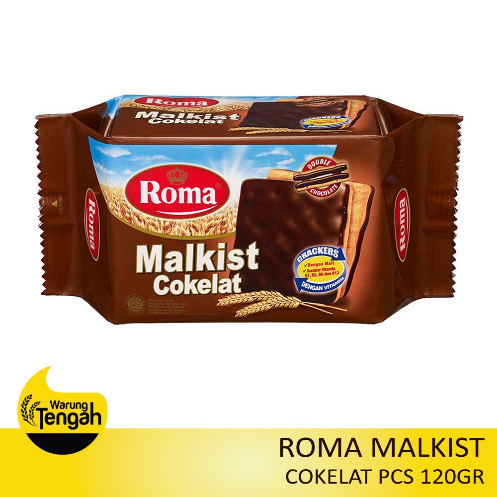 

[PACK] Roma Malkist Cokelat 120gr