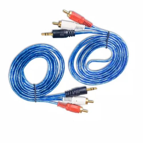 Kabel Aux 2 in 1 2x1 Cable Jack Audio 3.5mm For Speaker panjang 1,5 m cable aux