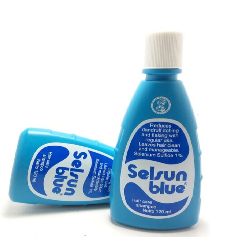 ORIGINAL BPOM Selsun Blue Shampoo 60ML 120 ML / Sampo Obat Anti Ketombe Dandruff Shampo