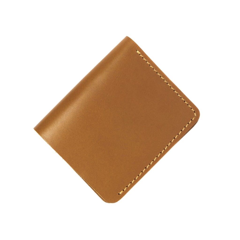 Dompet pria kulit asli - bifold card wallet simpel muat uang dan kartu