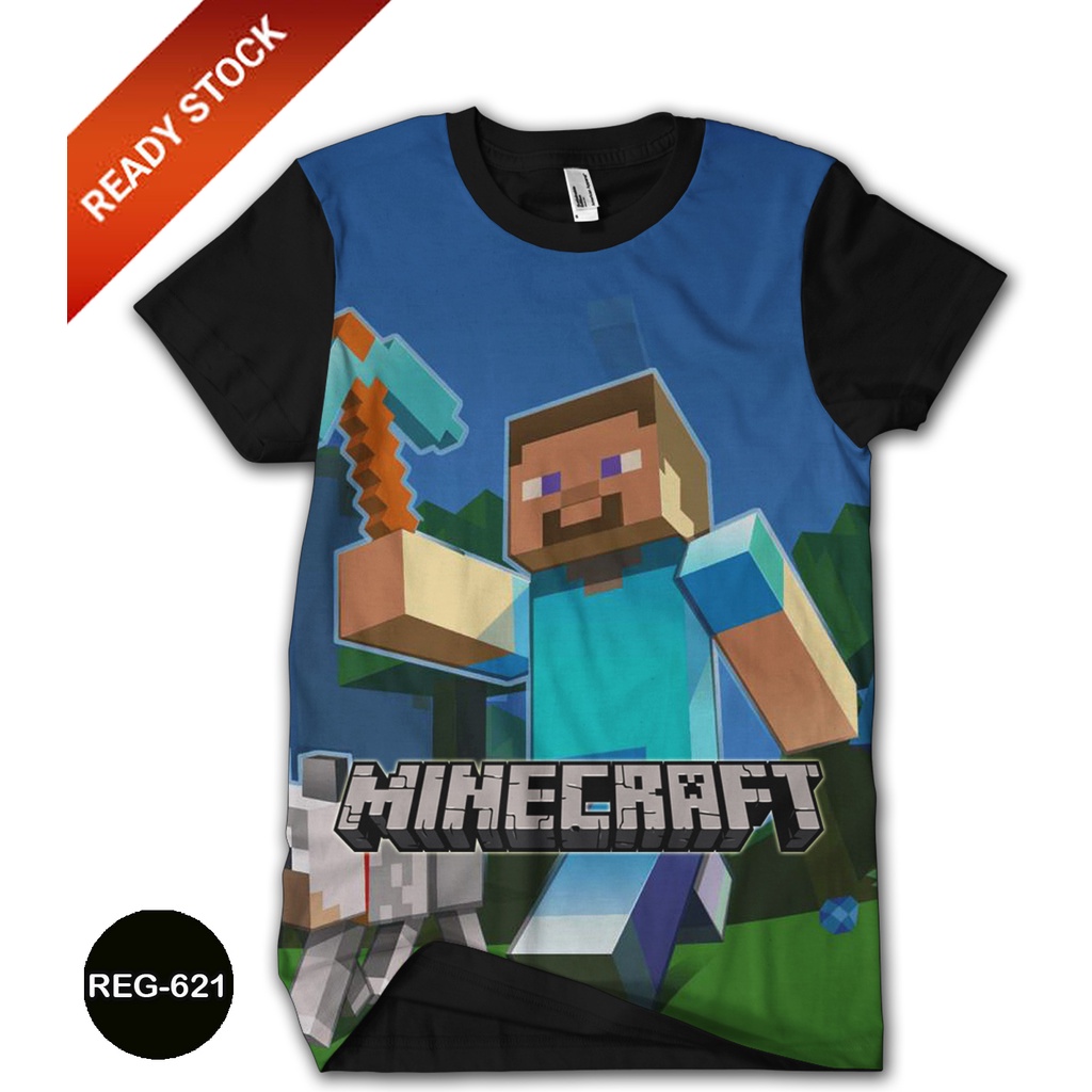 Baju Minecraft Baju Minecraft Game Animasi Anak REG-621
