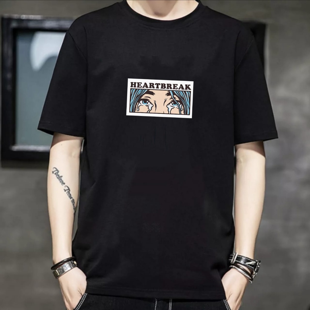 COD / Bayar Di tempat / Kaos Pria Distro Tulisan jepang/ Baju / Baju Kaos Pria / Kaos Pria / Kaos Di