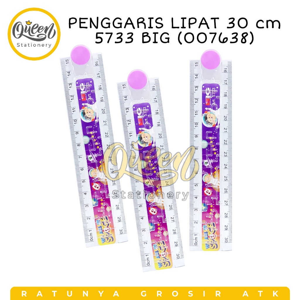 

(1PCS) PENGGARIS LIPAT 30 CM 5733 BIG/PENGGARIS MURAH / PENGGARIS PLASTIK (007638)