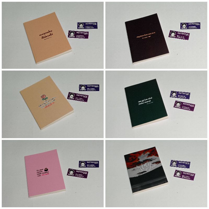 

Notebook softcover A6 | notes lucu | buku simpel | catatan unik (chapter 4)