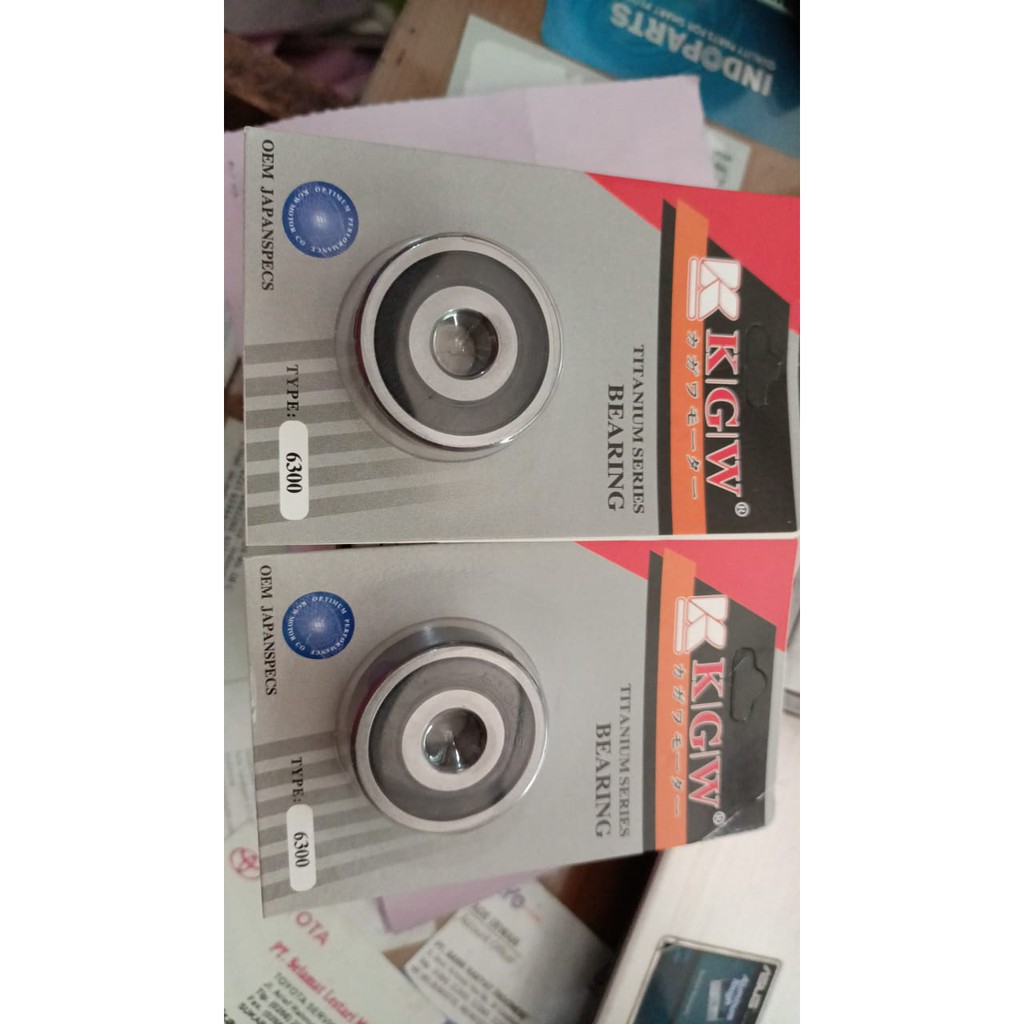 LAHER BEARING 6300 2RS KAGAWA DIJUAL PER DUS ISI 10PC