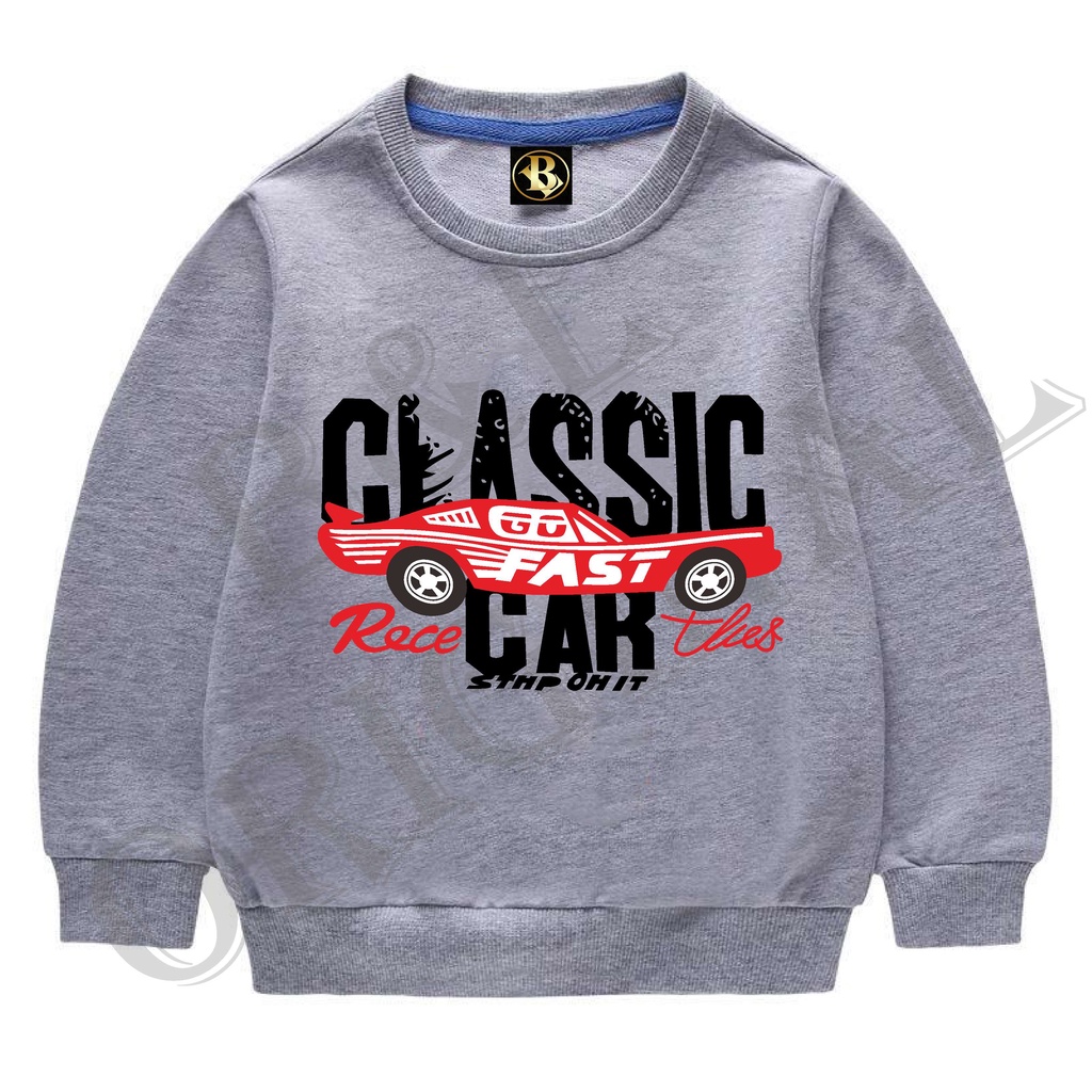 BS//COD//BAJU ANAK CLASSIC CAR//ATASAN KAOS TANGAN PANJANG//REAL PICTURE GQ