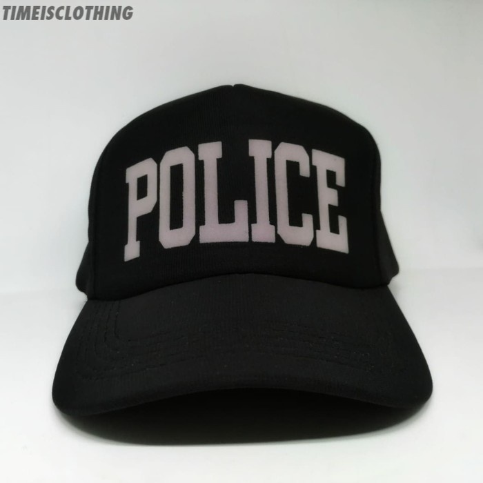 Topi Trucker Jaring Police TIC